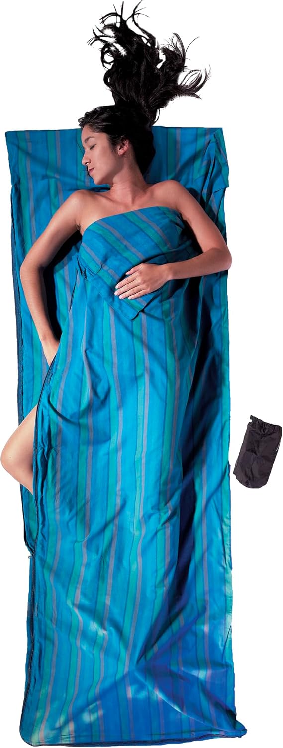 COCOON - Premium - TravelSheet - - Cotton - Monk's Red - Regular