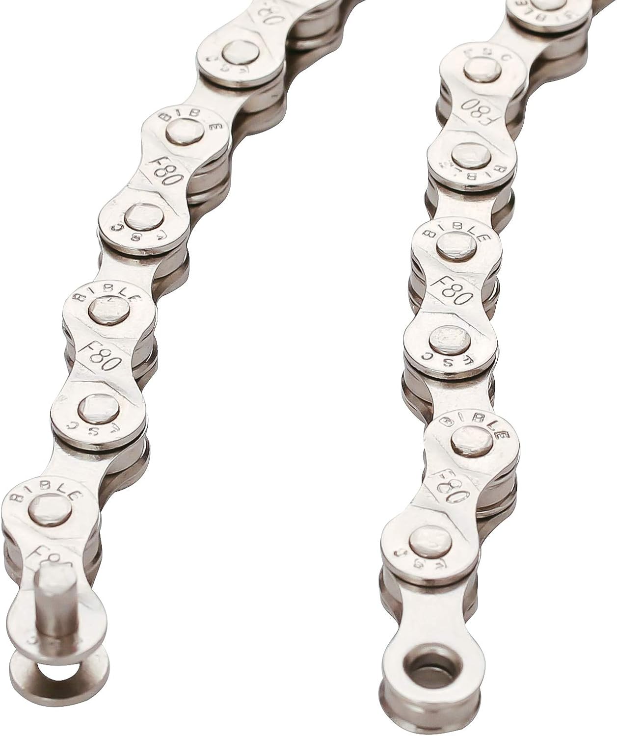FSC 6,7,8 Speed 116L Bicycle Chains, Silver,Gold (1/2x3/32-Inch)