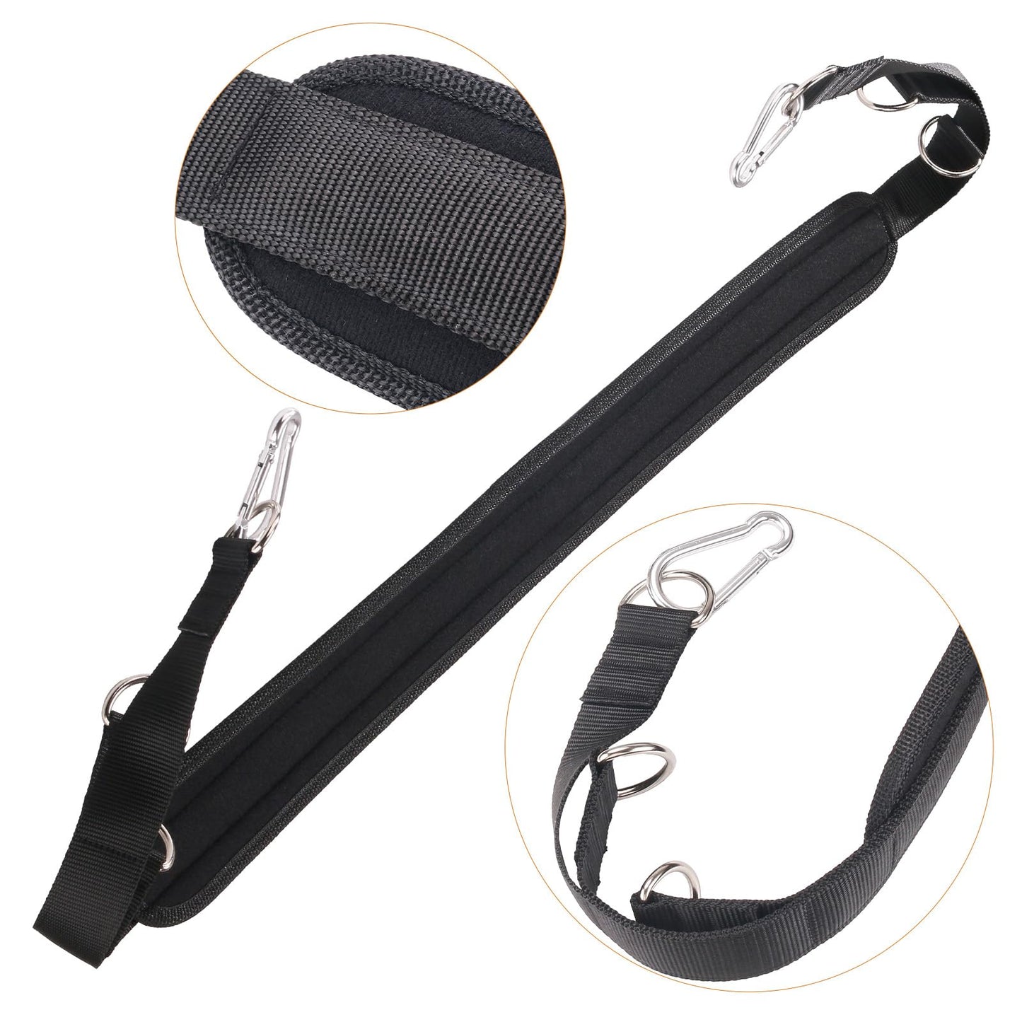 Home Gyms Leg Press Belt Rowing Strap for Bowflex pr1000 and Most Home Gyms belt Attachment Replacement