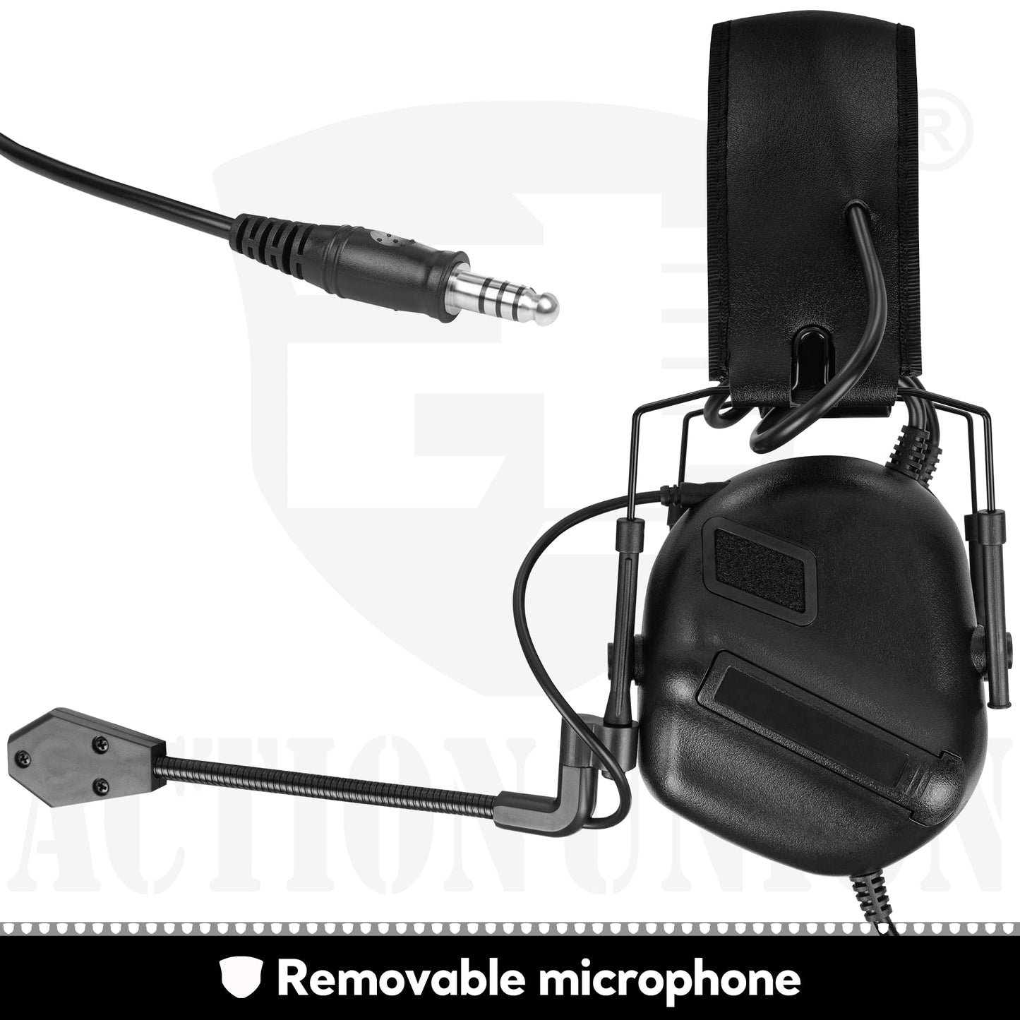 ACTIONUNION Tactical Headwear Headset No Noise Reduction (OD)