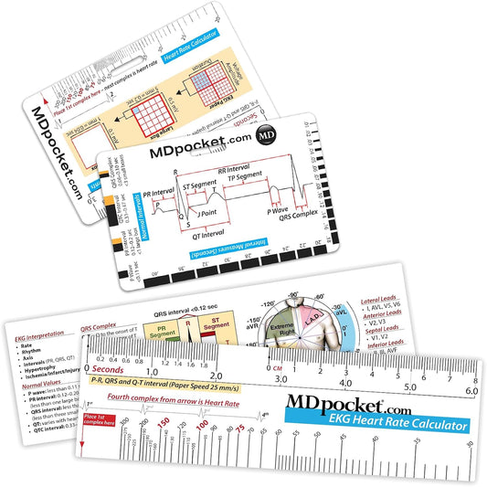 Rapid ID - EKG & Ruler Combo Pack (Horizontal)