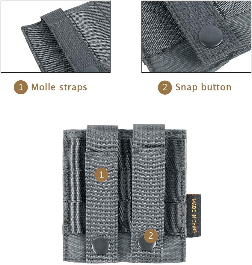 EXCELLENT ELITE SPANKER Tactical Open Top Double/Triple Pistol Mag Pouch for Glock M1911 92F Magazines 40mm Grenade
