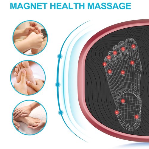 AXV Vibration Plate Exercise Machine Whole Body Workout Music Vibrate Fitness Platform Lymphatic Drainage Machine for Weight Loss Shaping Toning Wellness Home Gyms Workout
