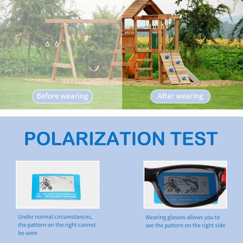 SooGree Kids Sports Polarized Sunglasses Cycling Baseball Shades Lightweight Frame UV400 Sunglasses for Boys Girls