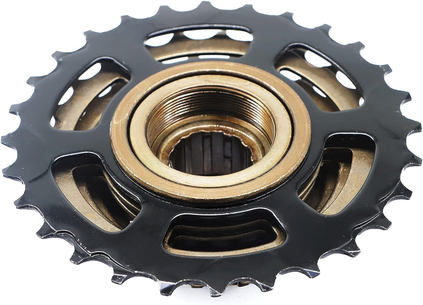 SYNERGY Bike Freewheel, 6/7/8/9 Speed 14-28T/14-34T/13-32T Bicycle Freewheel Threaded Type Freehub Cycling Replacement Part
