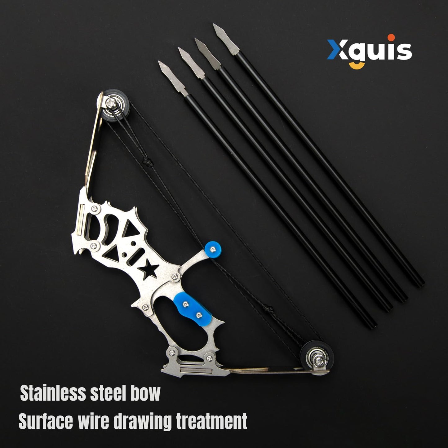 5.9" Compound Bow and Arrow Set, Mini Archery Bow Set with 12 Arrows, Left and Right Hand Mini Compound Bow for Hunting Shooting Practice Fun Games (5.9" Compound Bow and Arrow Set)