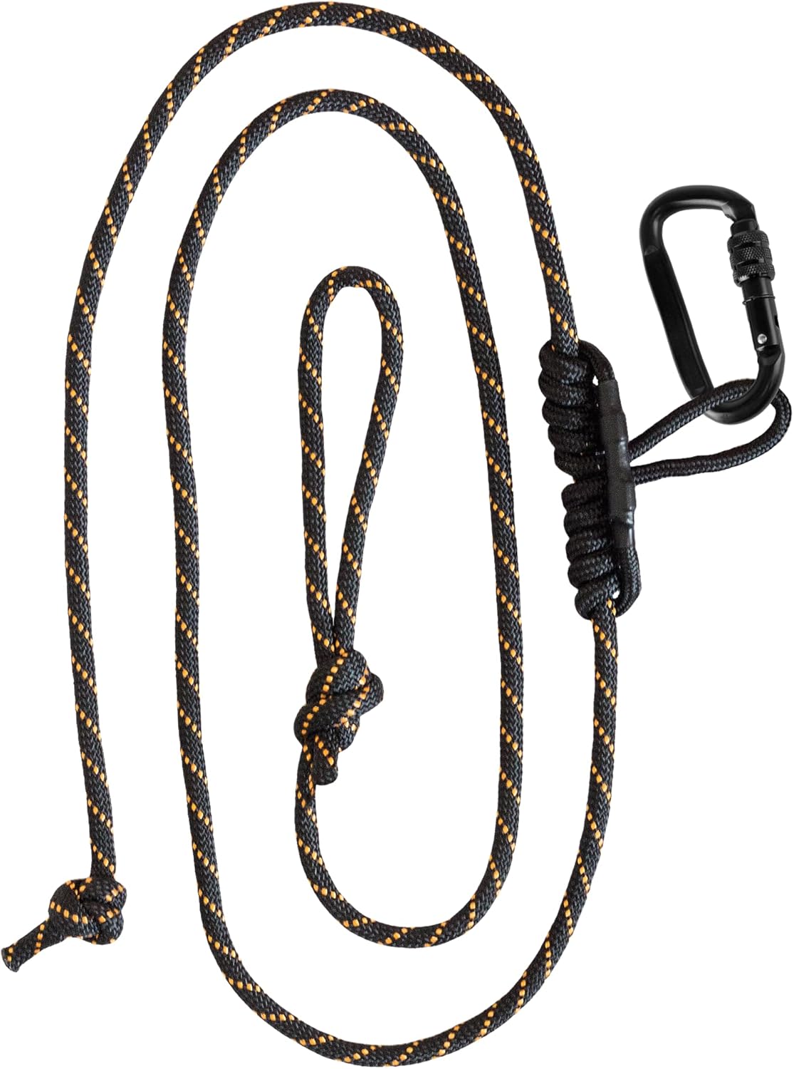 Safety Harness Lineman's Rope - MUDDY Black & Orange, Durable & Reliable