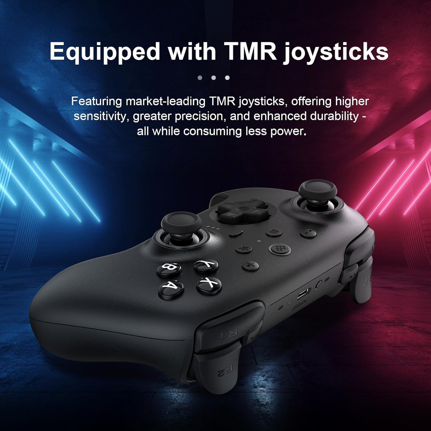 8BitDo Ultimate 2 Bluetooth Controller for Switch, Switch 2, PC&Windows,Switch Pro Controller with TMR Joysticks,Tactile/Hall Triggers,Programmable L4/R4 Bumpers,2 Back Paddle Buttons,RGB Ring,Yellow