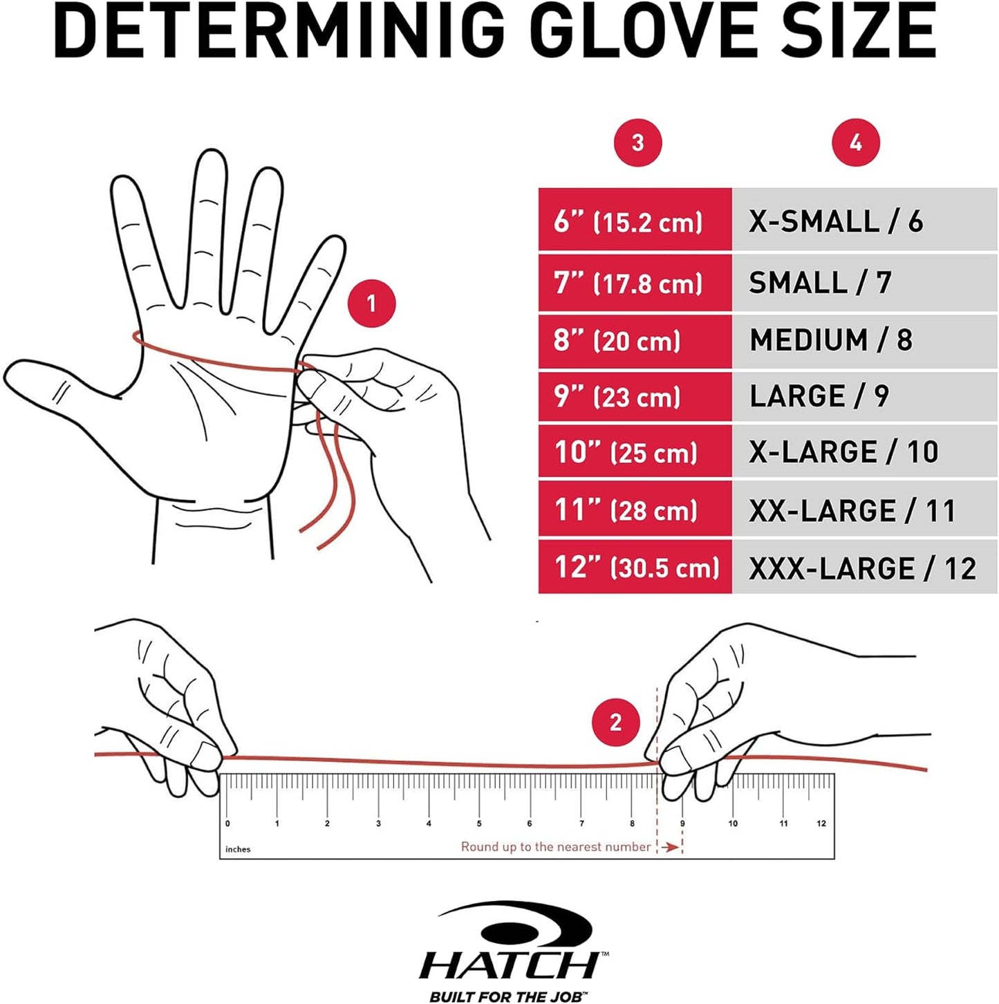 HATCH Dura-Thin Search Duty Glove, Black, XX-Large