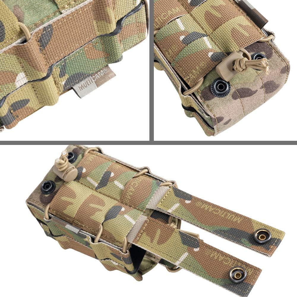 EXCELLENT ELITE SPANKER Tactical Molle Single/Double Open-Top Mag Pouch for M4 M14 M16 AR15 G36 Magazine