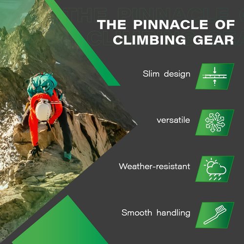 BigWall Premium Rock Climbing Brush | Bristle Cleaning Tool for Bouldering & Indoor Climbing | Beechwood Handle for Durability | Perfectly Portable