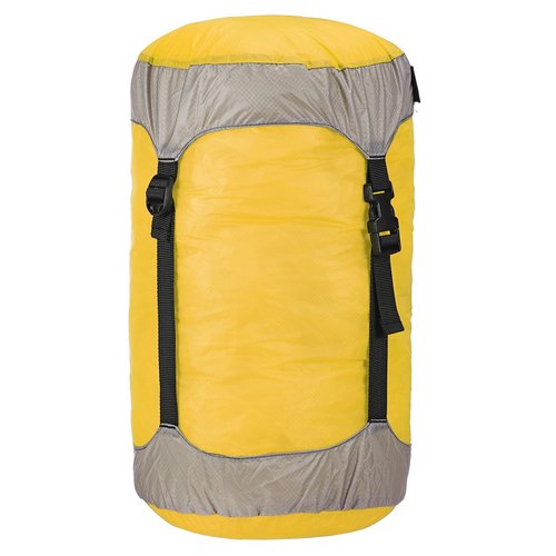 PATIKIL Compression Stuff Sack, 10L S Size Waterproof Sleeping Bag Storage Sack Portable Compression Bag for Backpacking Camping, Yellow