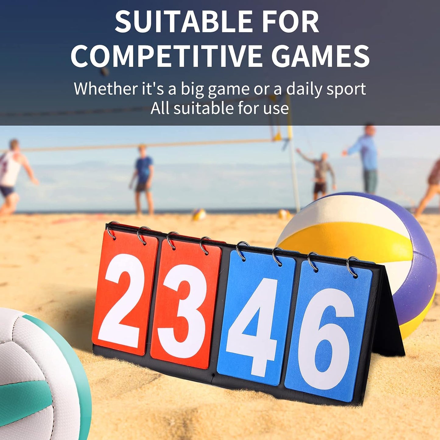 Scoreboard Score Keeper | Basketball & Tennis Score Flipper – Durable Design