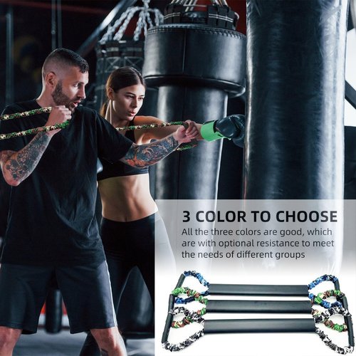 Ycendelion Boxing Training Equipment, Resistance Bands for Shadow Kicking Punching Exercise Accessories for Full Body Workout Home Gym Men and Women 30lbs