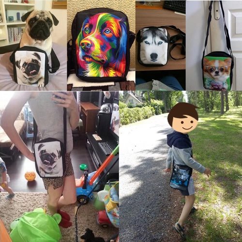 GIFTPUZZ Horse Pattern Belt Bag for Women Men Crossbody Bag with Adjustable Strap Small Sling Backpack Chest Bag Daypack for Outdoors Hiking Traveling