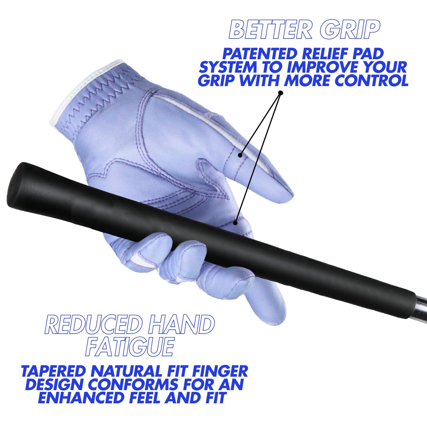 Bionic Women's StableGrip with NaturalFit 2.0 Golf Glove (Medium, Left)