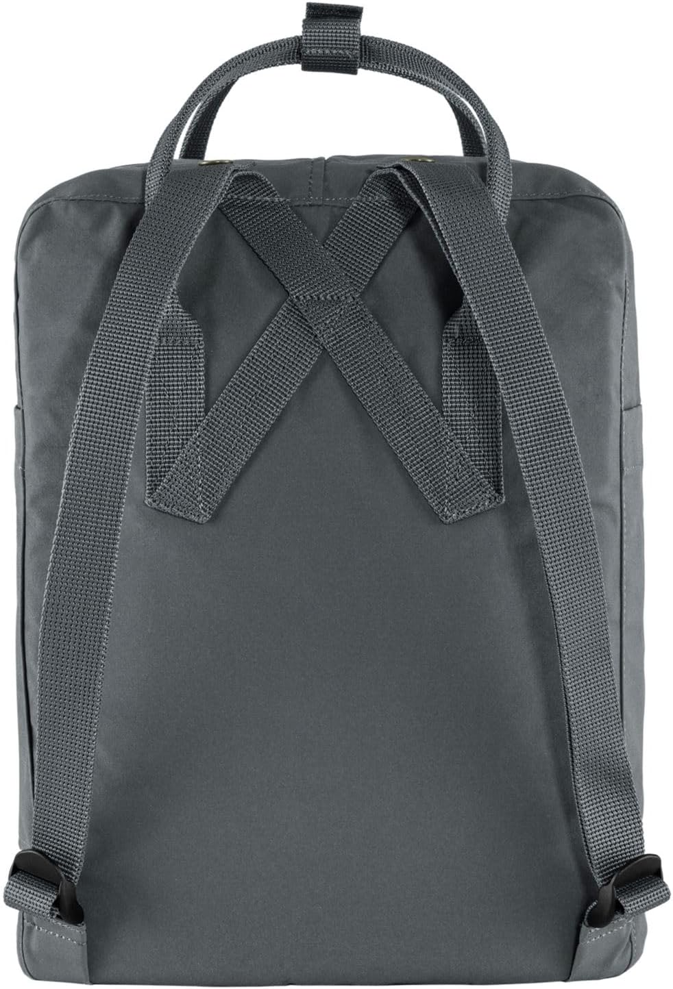 Fjällräven Kånken Unisex Travel Backpack - Side Slip Pocket - Adjustable Shoulder Straps - Dual Top Handles Super Grey One Size One Size