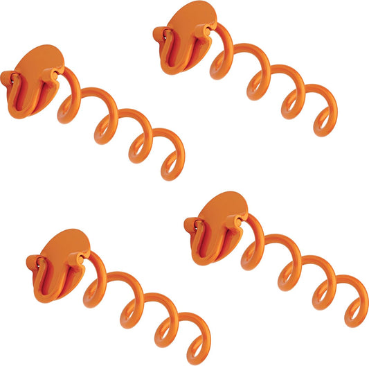 Vortex (1-Pack) 10" Spiral Ground Anchors, Steel Screw In with Folding Ring, 275 lb Pull Force, Orange ANCFR10-ORG-A