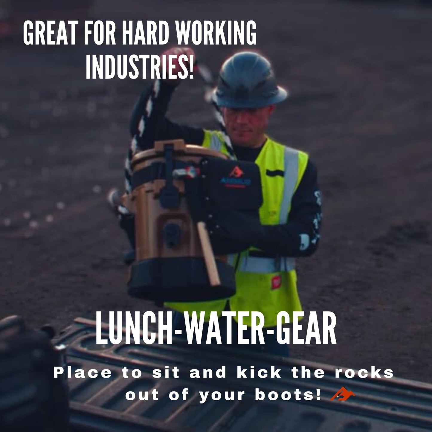 Animus Cooler- Work, Fishing, Hunting & Recreation-Durable Bucket Coolers with Organization. Food-Water-Gear Storage