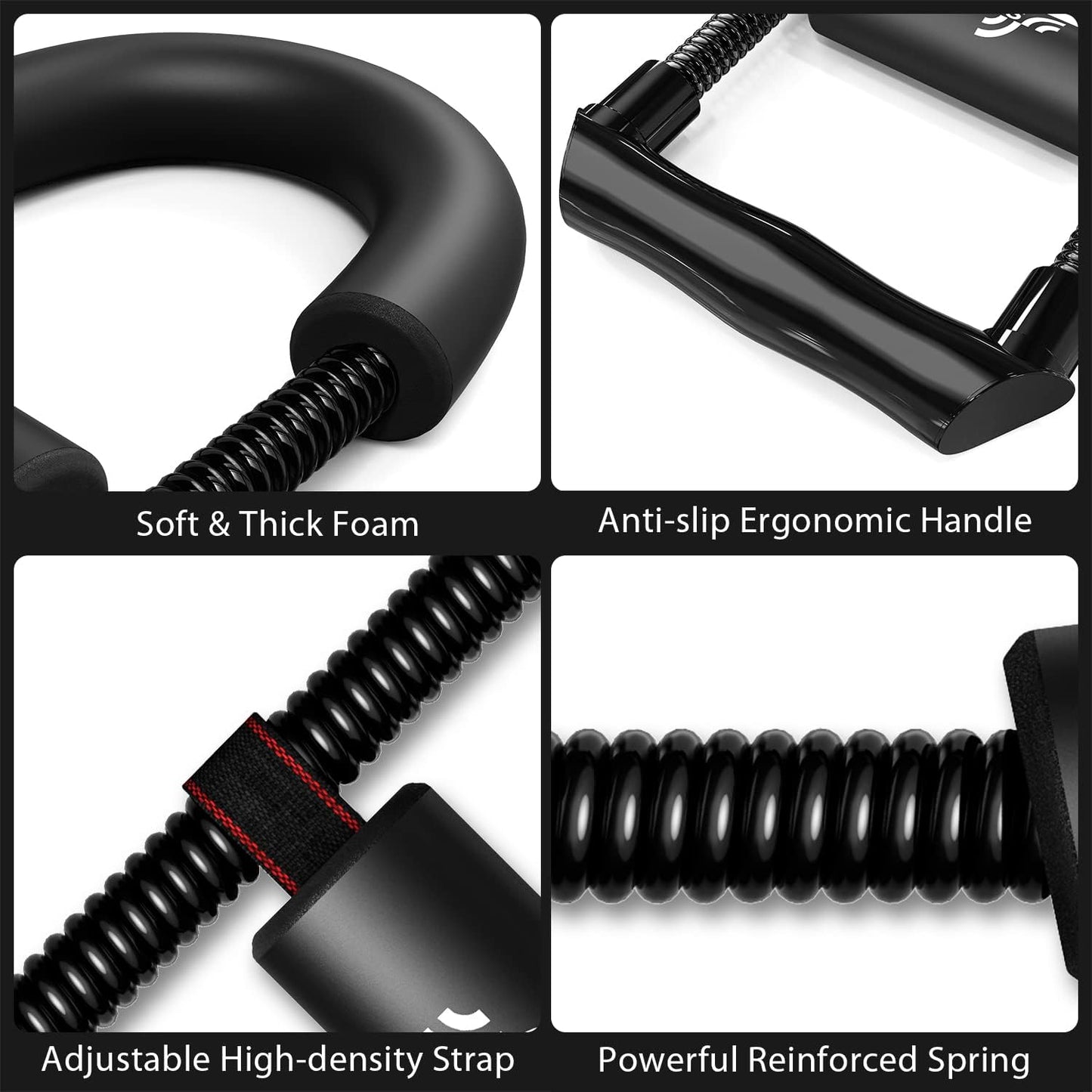 Forearm Strengthener Sportneer Forearm Wrist Strengthener Exerciser with Adjustable Tension for Improving Strength - Hand Developer Arm Grip Workout Strength Trainer Home Gym Workout Equipment for Starter and Pro
