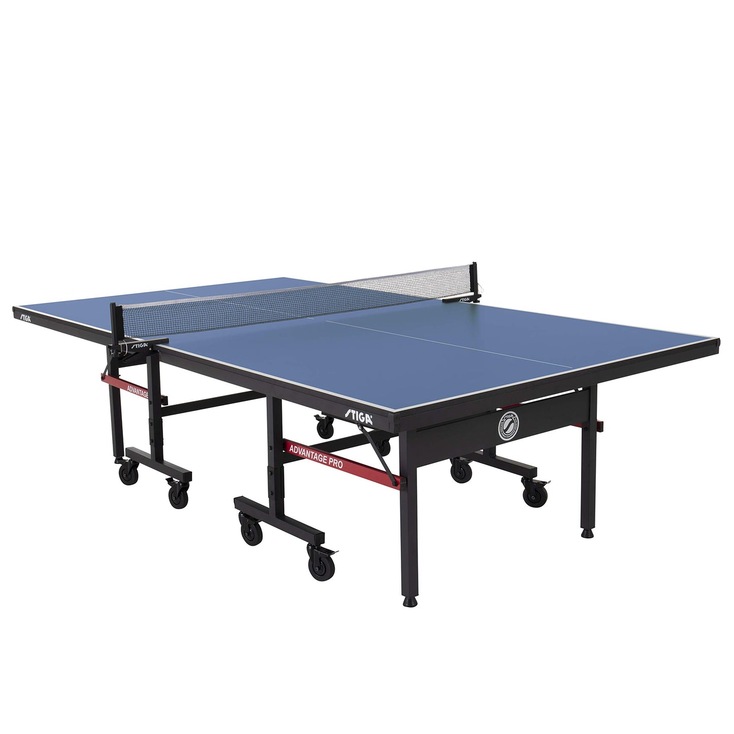 STIGA Advantage Series Indoor Ping Pong Table, Foldable Table Tennis Table - 13, 15, 18, and 25mm Tabletops - Quickplay 10 Minute Assembly - Playback Mode - Recreational- to Tournament-Level