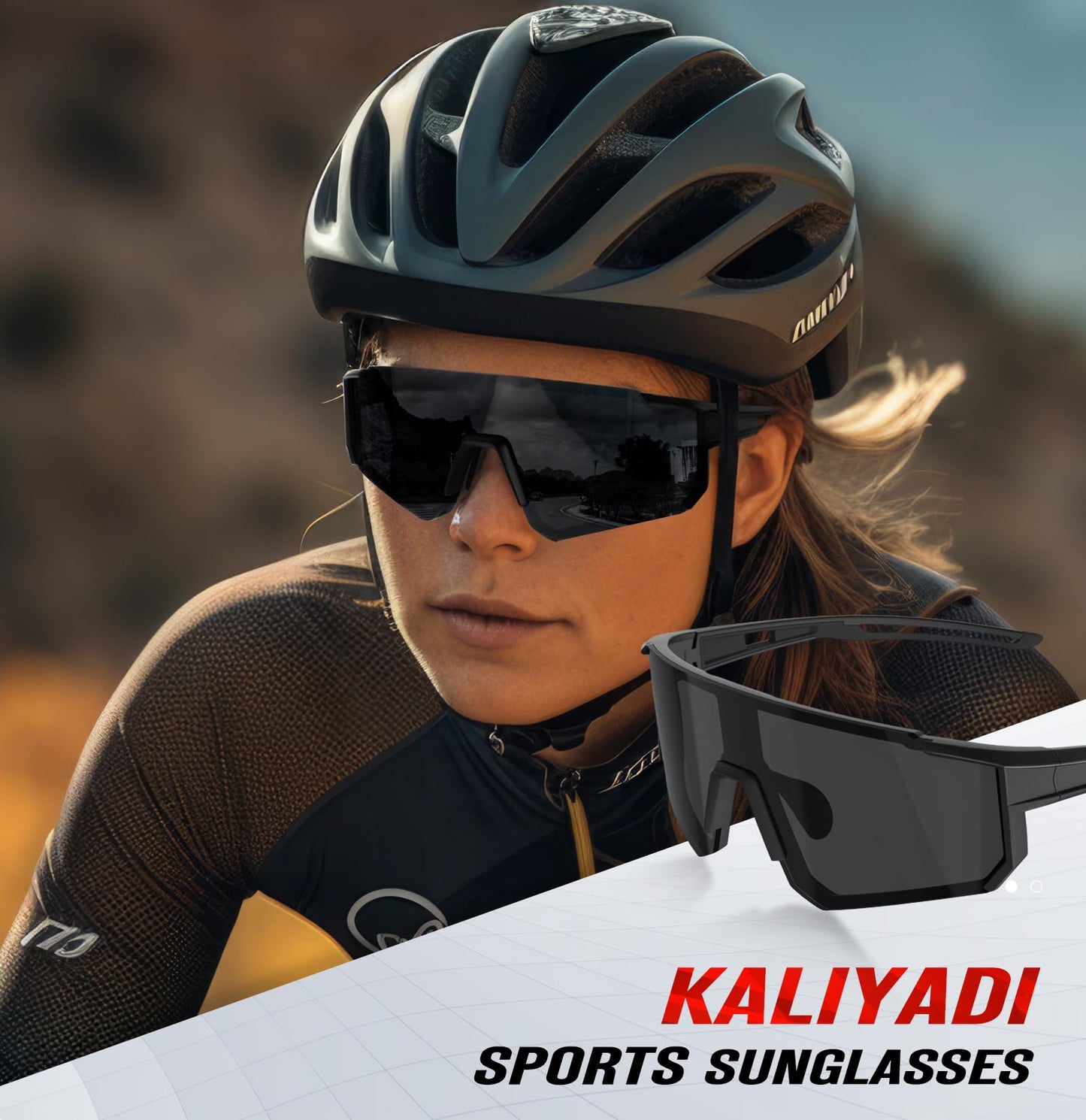 KALIYADI Polarized Sports Sunglasses-Men Running-Sunglasses-for-Women: Mens Sun glasses Polarized UV Protection Cycling Driving Fishing