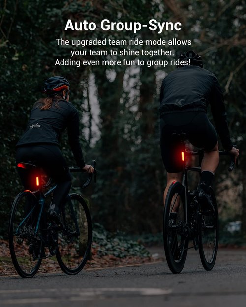 Magicshine SEEMEE 50 Bike Tail Lights, USB-C Rechargeable Rear Bike Lights, AUTO Group-SYNC | IPX6 Waterproof | Seat Post-Mount | 5 Mode Night & Daytime Bicycle Back Light for Road Urban Cyclists…