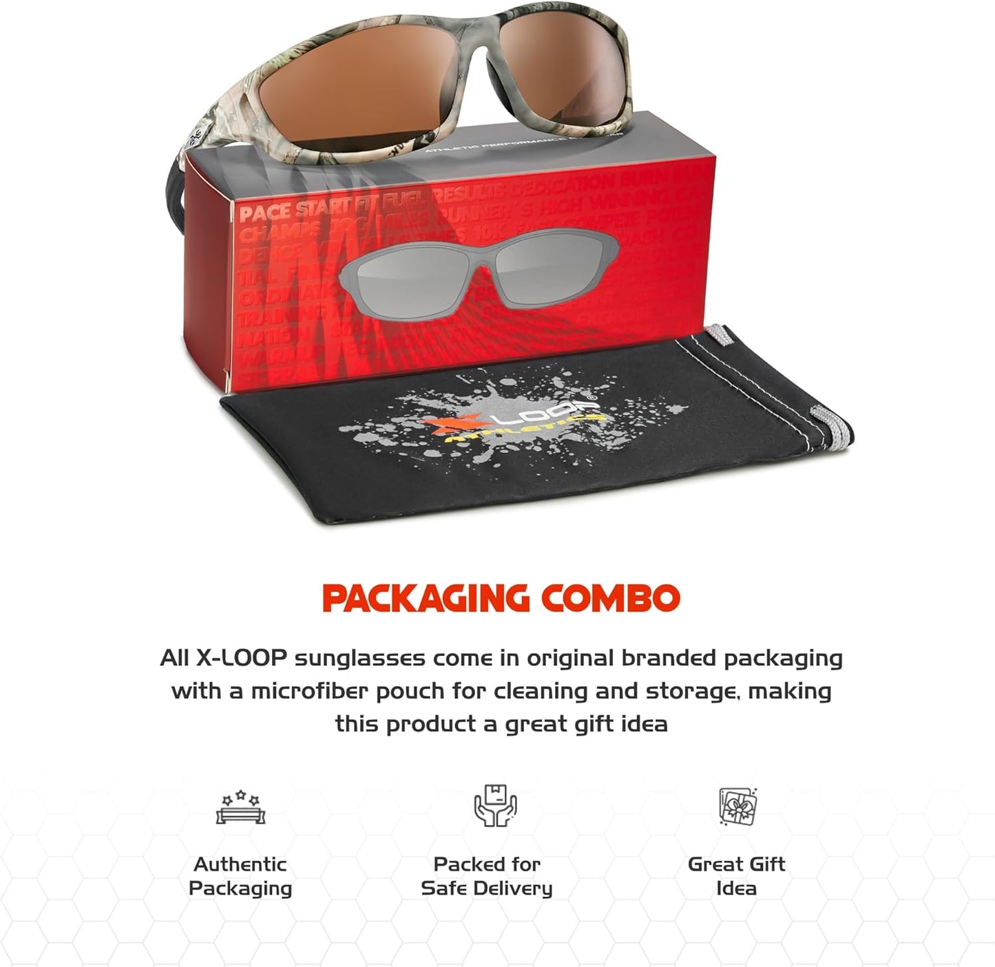 Polarized Sports Sunglasses for Men - UV400 Baseball, Running, Cycling & Golf