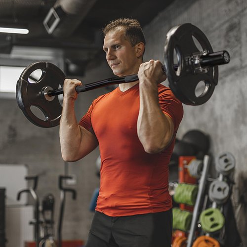 MAYCAN Olympic Barbell Curl Bar,4FT Bearing Barbell Bar Comes with Two Spring Collars Suitable for Weightlifting, Hip Thrusts, Squats and Lunges