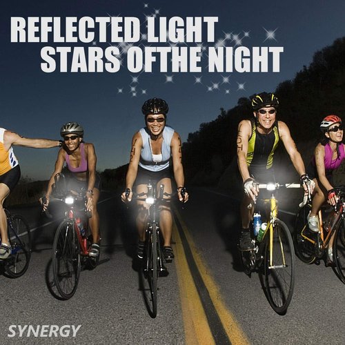 SYNERGY 6 PCS Bike Front and Rear Reflectors Kit Bicycle Light Reflectors Bike Safety Warning Reflectors Cycling Accessories for Handlebar and Night Cycling (Yellow)