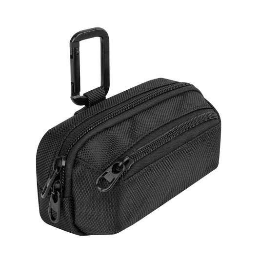 Xxerciz Carrying Case Compatible with Garmin Heart Rate Monitor Chest Strap, Nylon Sport Storage Bag with Carabiner Protective Pouch for Outdoor Running Sports Gym (Only Case)