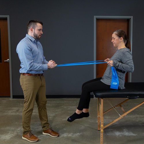 Serious Steel Fitness Flat Resistance Bands for Upper and Lower Body Strength Training and Exercise. (4" x 5 Feet) - Intermediate Set (Medium, Heavy, X-Heavy)