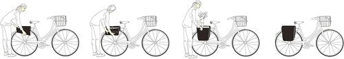 Brooks England Brick Lane Roll-Up Panniers