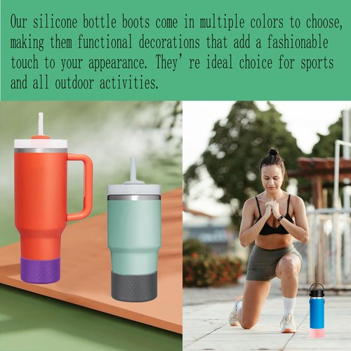 DMZHY Transparent Silicone Boot,Simple Modern Silicone Cup Boot,Cup Boot for Tumblers 20 oz