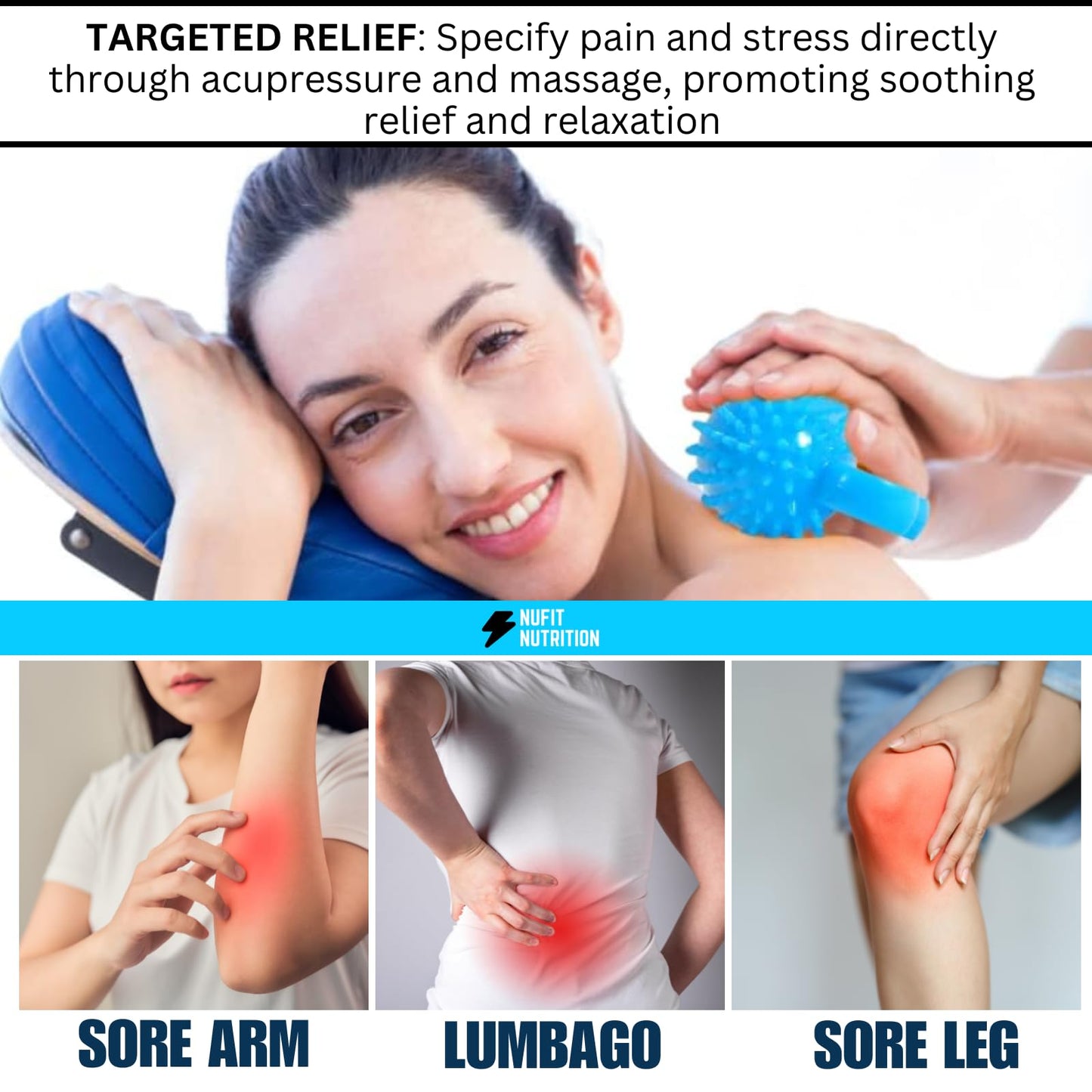 Hand Grip Strengthener & Finger Therapy Exercise Ball - Resistance Squeeze Ball and Massage Equipment for Stress Relief, Flexibility, Stroke Recovery, Arthritis, Anxiety, Physical Therapy, and Muscle Massage for Athletes, Musicians, Elderly, and Yoga Enth