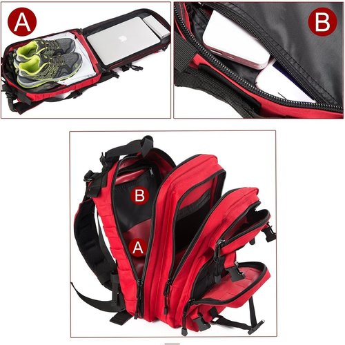 TheKidsRefined Small Military Tactical Backpack Army Assault Rucksack GYM Hiking Bug Out Bag