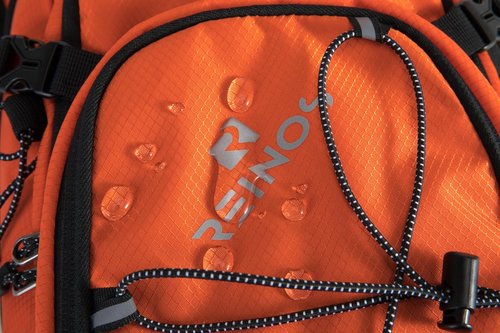 Hydration Backpack Pack with 2L Water Bladder 18L Hiking Backpack Women Men Lightweight Hydropack Insulated Daypack for Biking, Running, Festival (Orange)