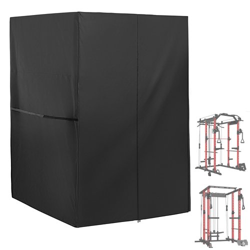 Starcrew Squat Rack Cover for Squat Cage, Waterproof Power Cage Cover for Power Rack/Home Gym Rack/Smith Machine/Weight Lifting Rack-47" x 69" x 83"