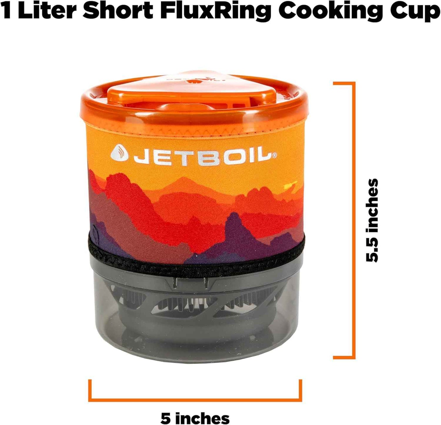 Jetboil MiniMo Camping Stove - Adjustable Heat Backpacking Cooking System