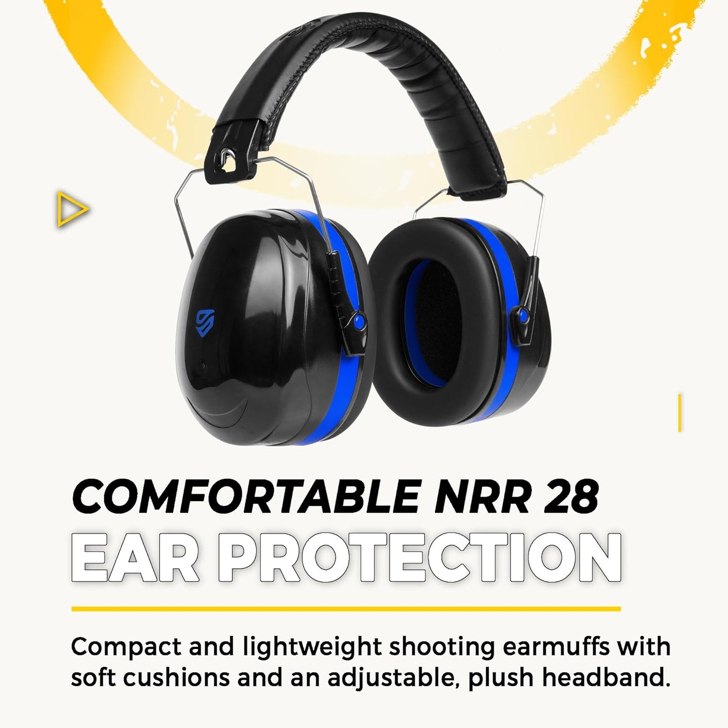 TradeSmart High-Performance Earmuffs for Shooting Range & Shooting Eye Protection Glasses + Firearm Confidence Course