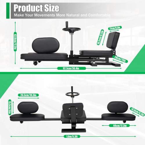 YIYIBYUS Leg Stretcher Machine for Flexibility Training - Split Machine Stretching Equipment for Fitness, Yoga, and Beauty