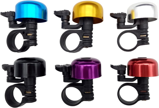TRENDBOX 1 Set 6 Colors Alloy Bicycle Bike Cycling Handlebar Bell Ring Horn Sound Emergency Alarm Alert Warning Loud Lightweight for Safety