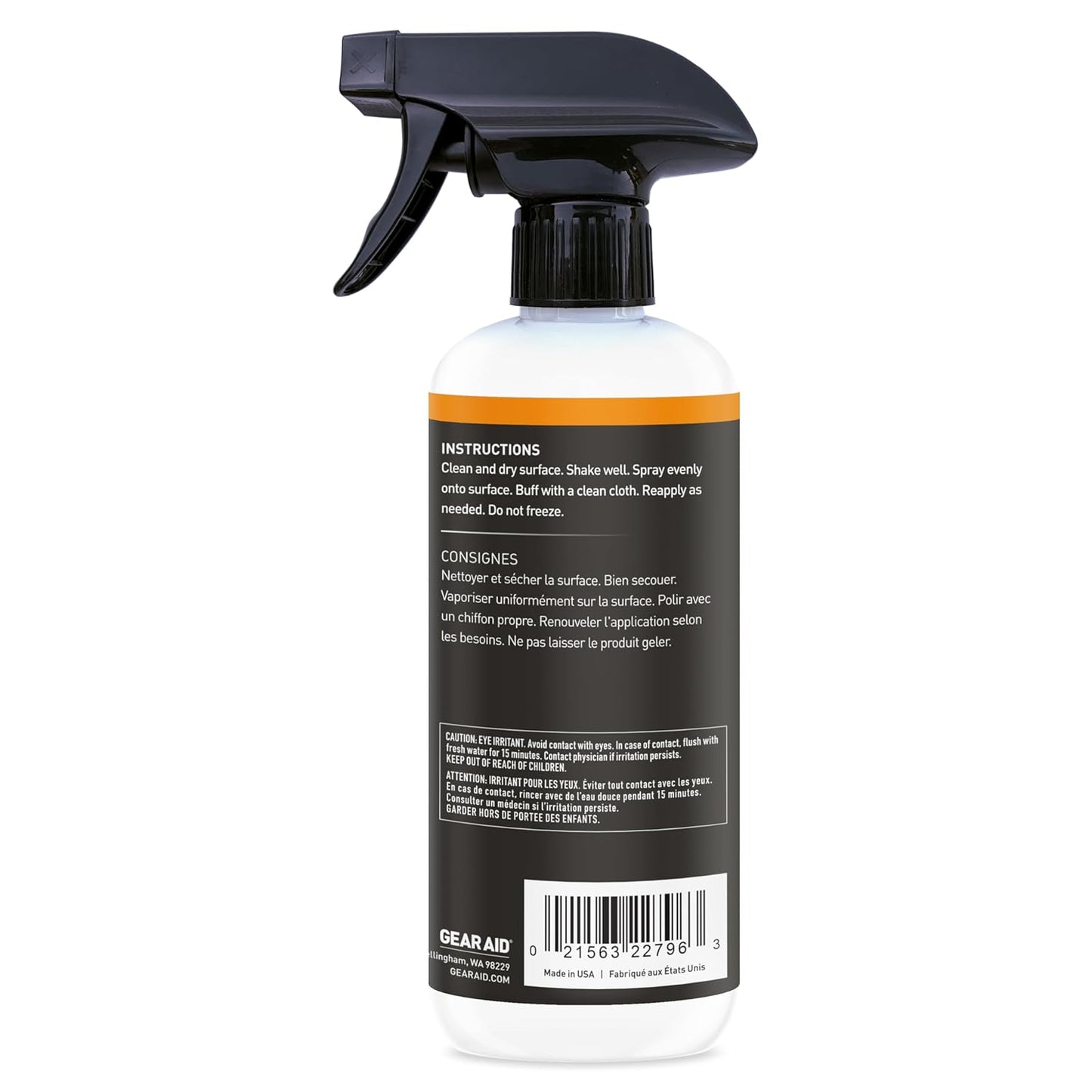 GEAR AID UV Protectant and Conditioner Spray, Apply to Outdoor Gear Made of Plastic, Vinyl, Neoprene such as Tents, Boat Covers, Kayaks and More to Prevent Cracking, Discoloration and Fading, 4 oz
