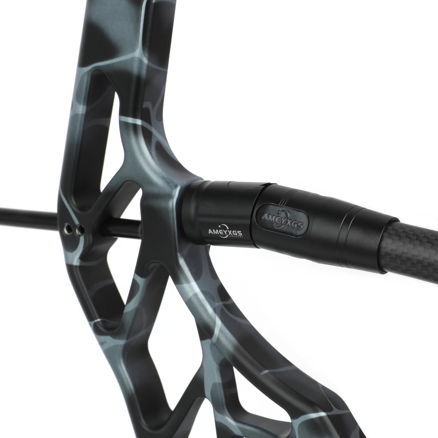 AMEYXGS Archery Quick Disconnect Matte Black 0/5/8/10 Degree for Compound&Recurve Bow Stabilizer Hunting or Target Practice (10 Degree)