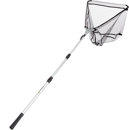 Fishing Net with Telescoping Handle- Collapsible and Adjustable Landing Net with Corrosion Resistant Handle and Carry Bag