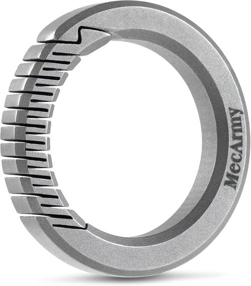 MecArmy Titanium 3pcs/4pcs/7pcs/18pcs Key Rings Keychain Large Small Split Rings