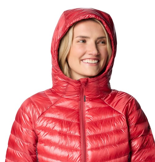 Columbia Women's Labyrinth Loop II Hooded Jacket, Daredevil/Moonvista, X-Large