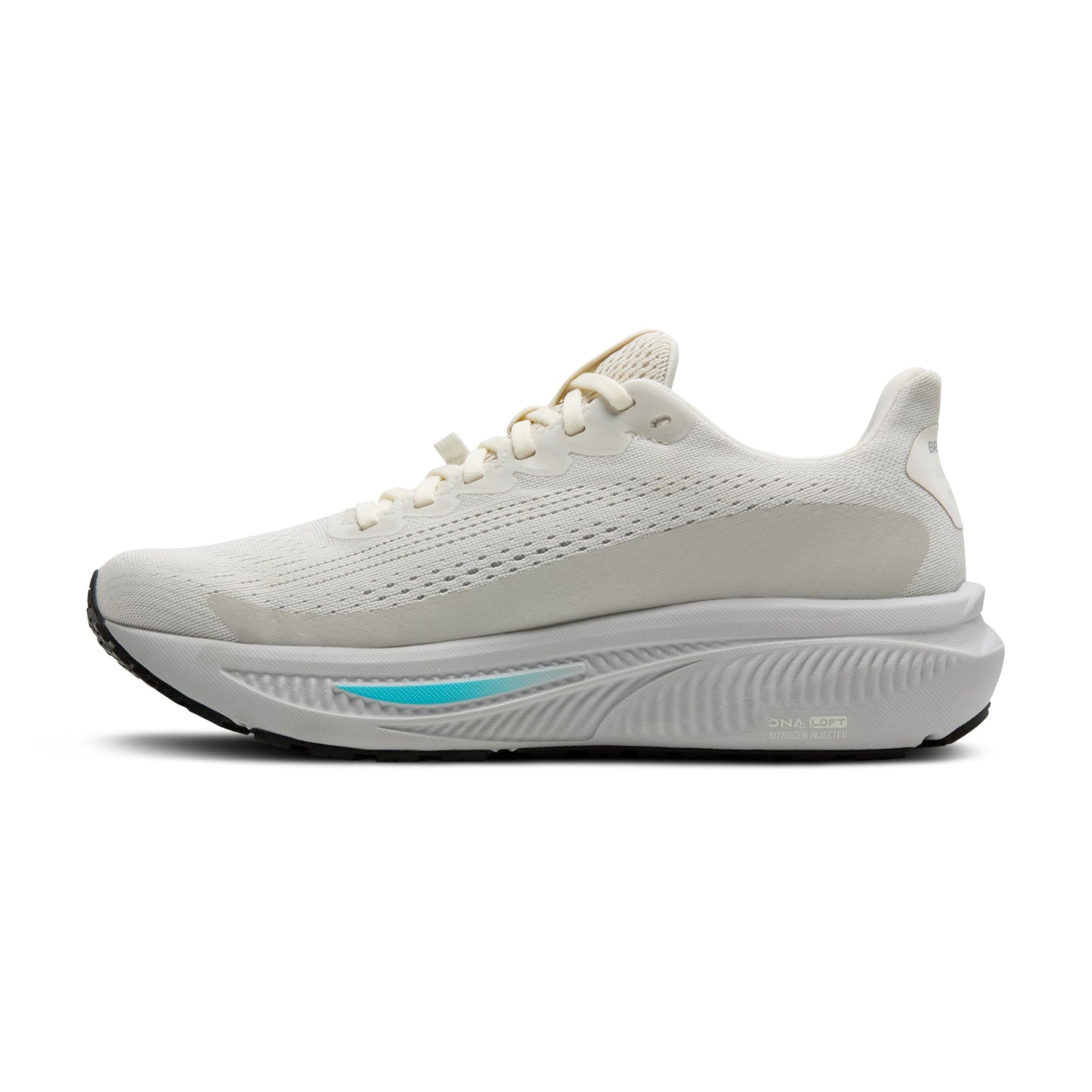 Brooks Women’s Ghost 17 GTX Waterproof Supportive Running & Walking Shoe - Coconut/Oyster/Blue - 10 Medium