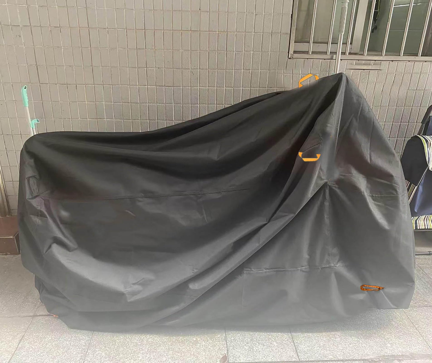 Adult Electric Tricycle Cover,3 Wheel Bike Covers,600D Heavy Duty Outdoor Windproof Waterproof Recumbent Bike Cover,Dustproof Trike Bicycle Bike Covers