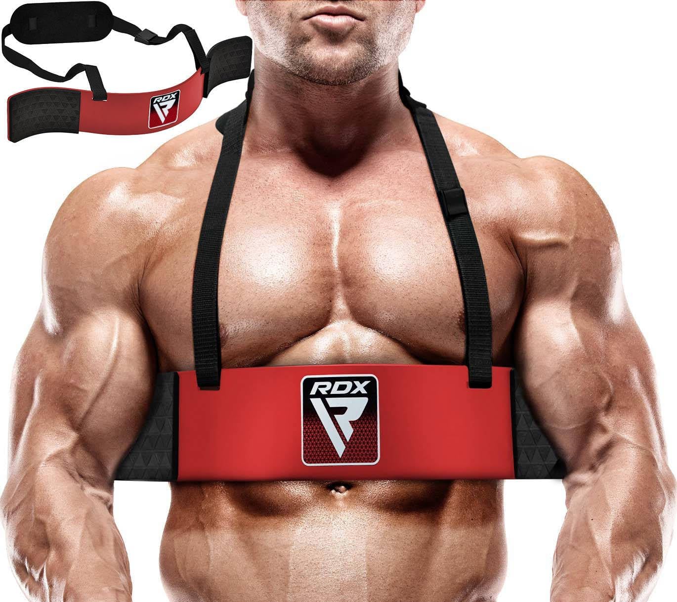 RDX Arm Blaster for Biceps & Triceps - 23” Aluminum Curl Support Isolator with Adjustable Strap & Thick Padding